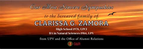clarissa zamora|Dr. Clarissa G. Zamora (BS 1984) – UP Alumni Website.